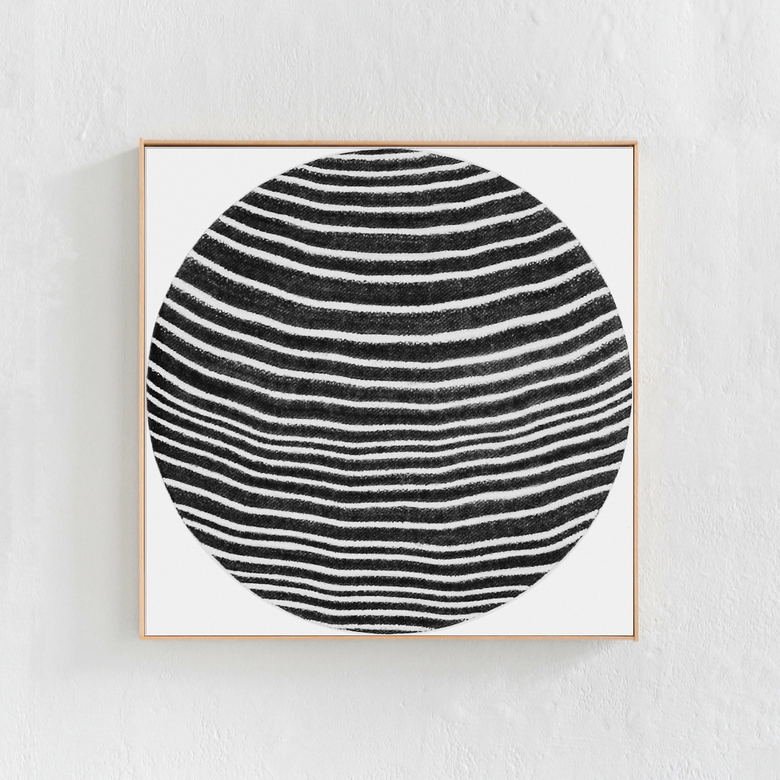 Abstract Circle Print Abstract Art Print Square Print Black Etsy