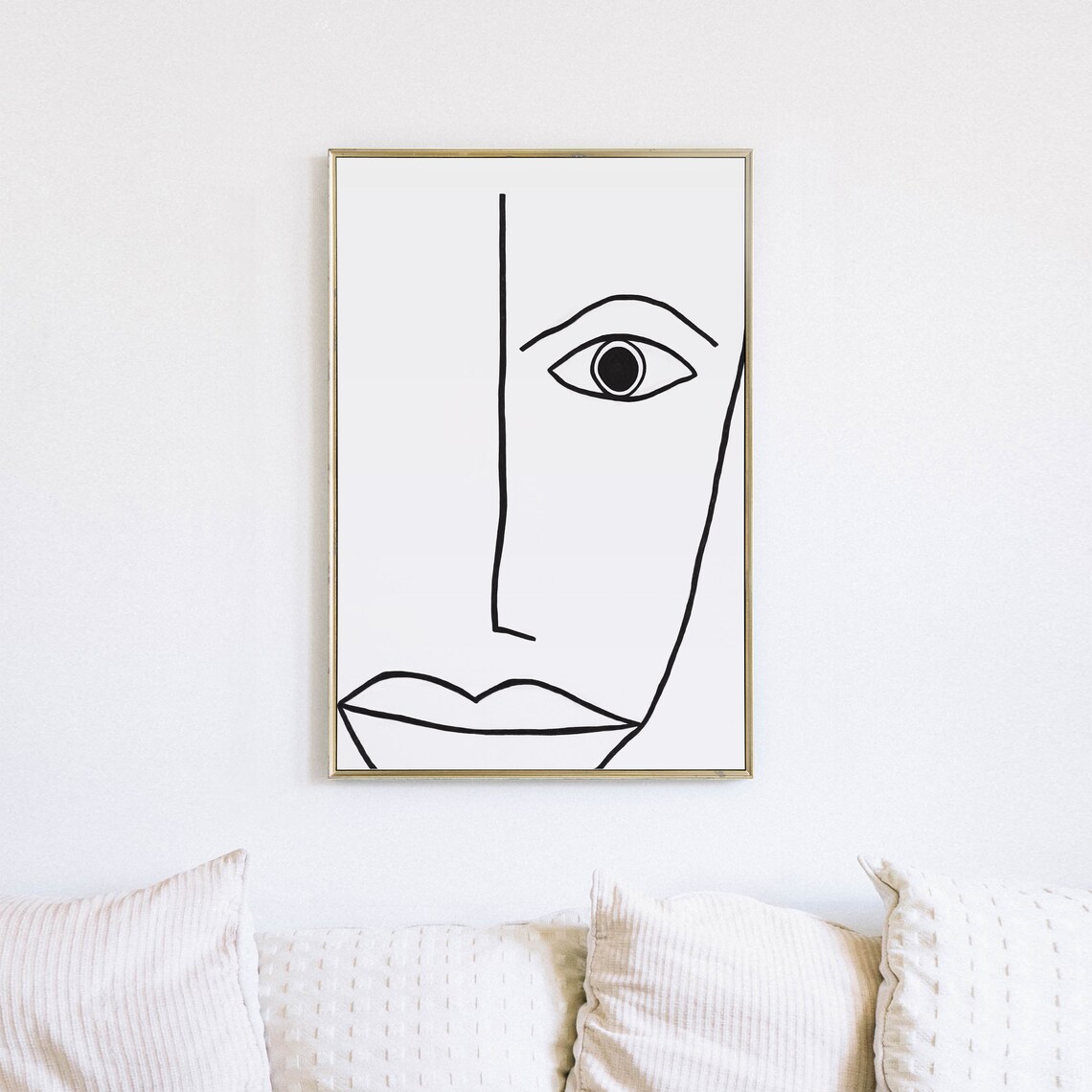 INSTANT DOWNLOAD Printable Art Minimalist Modern Line Art | Etsy