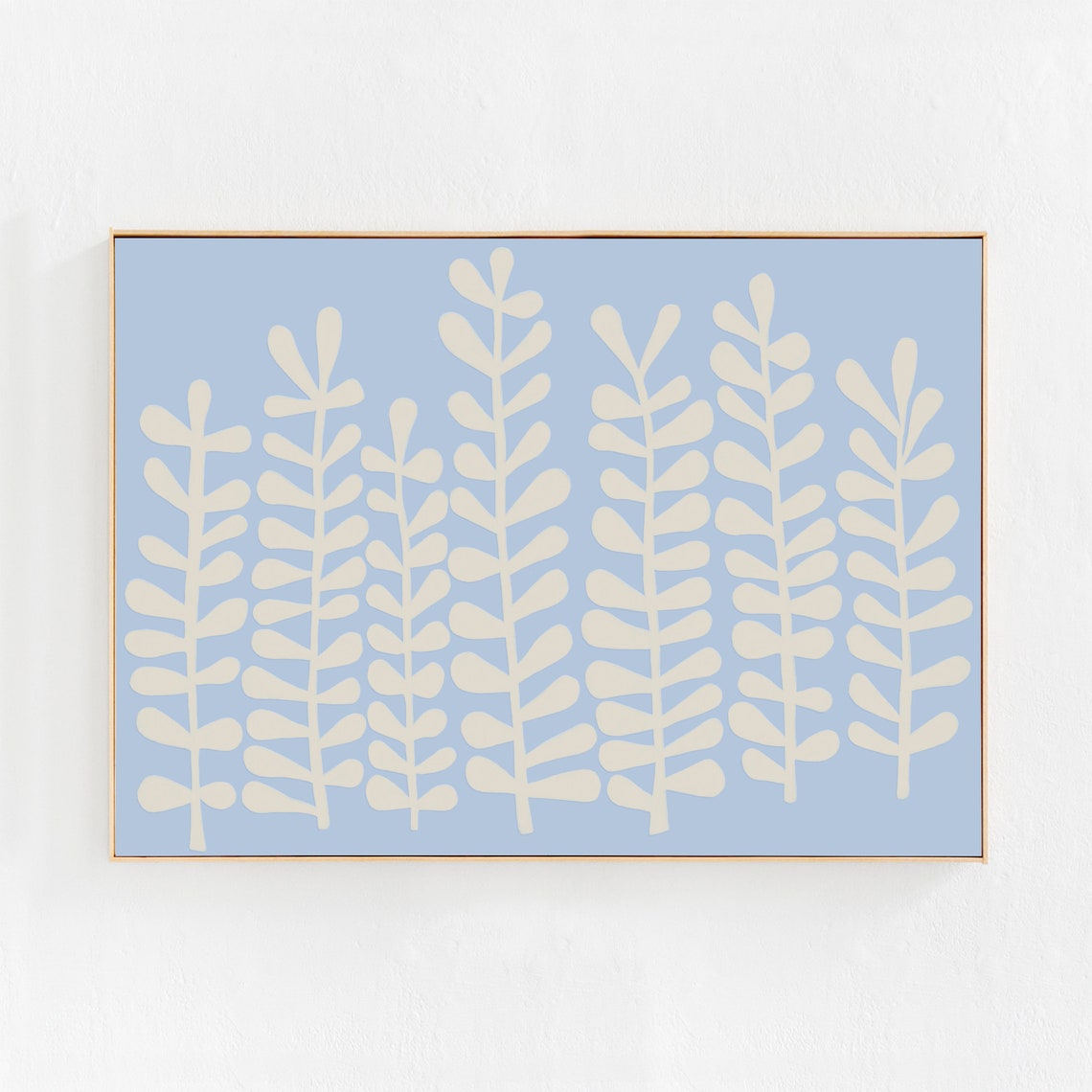 Sky Blue Wall Art Extra Large Digital Downloadable Print Wall Etsy