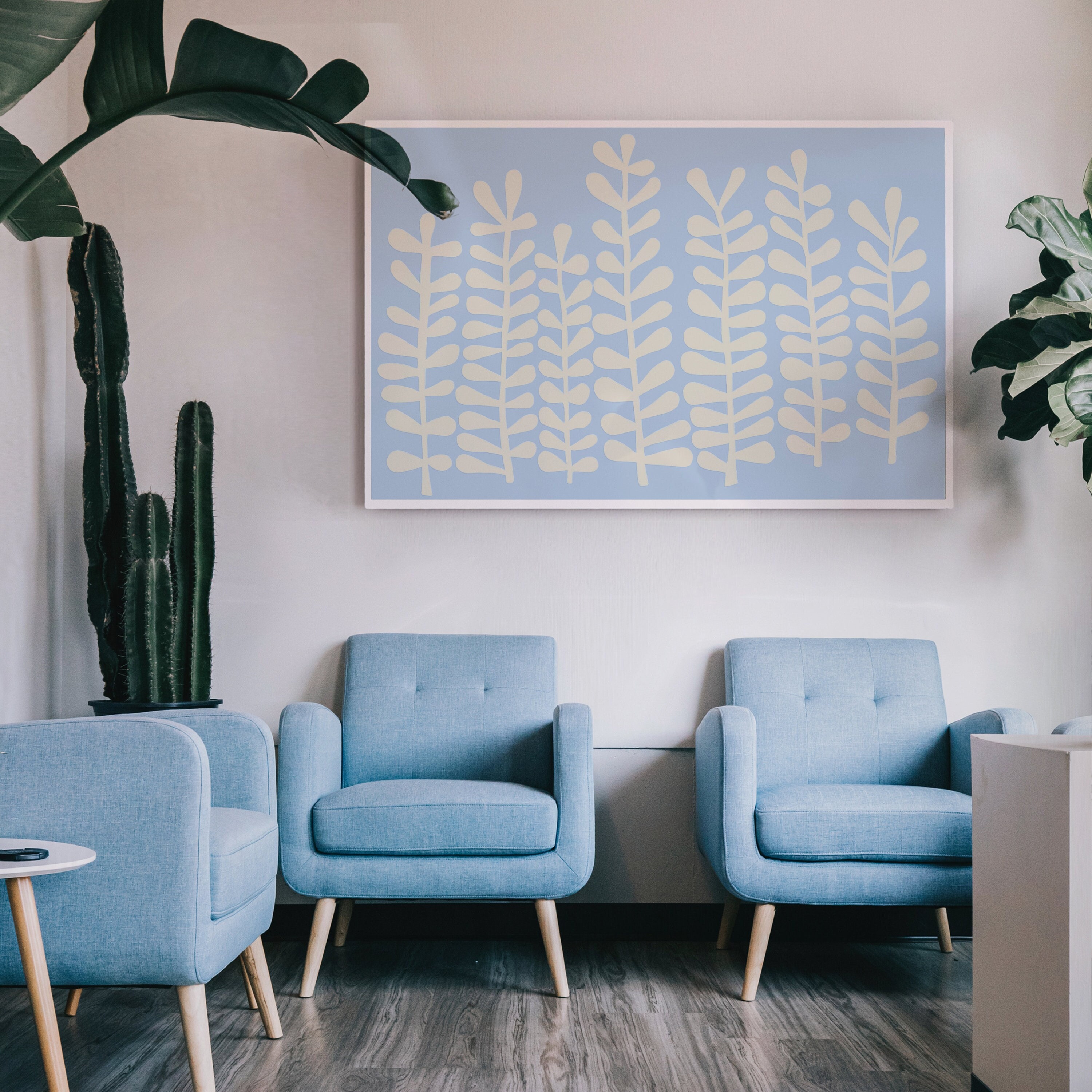 Sky Blue Wall Art Extra Large Digital Downloadable Print Wall Etsy