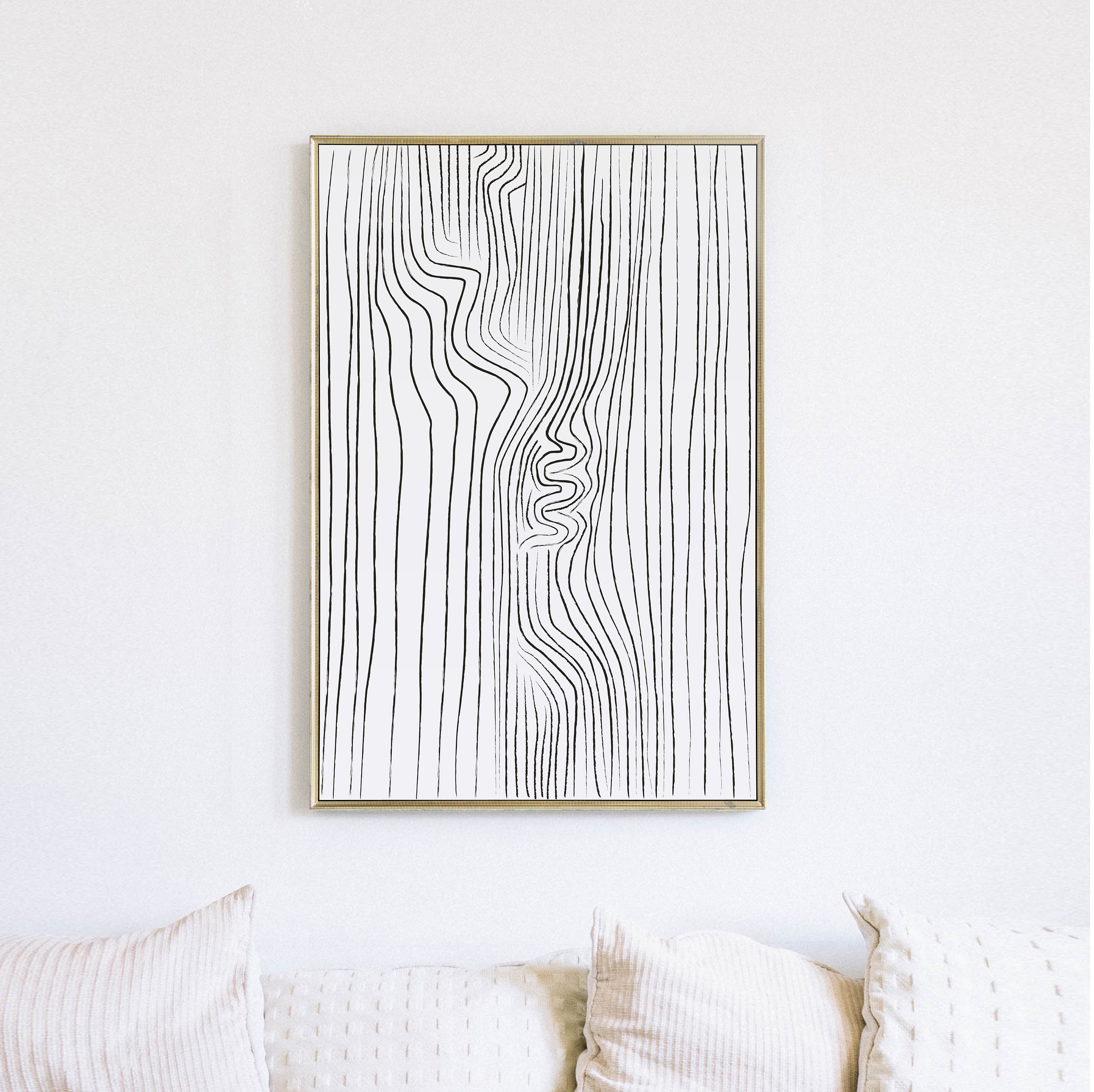 Abstract Art Abstract Lines Modern Wall Art Print Etsy