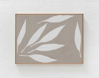 Scandi Home Decor: horizontal downloadable art print, Beige Abstract, contemporary printable art, neutral tones art for bedroom living room