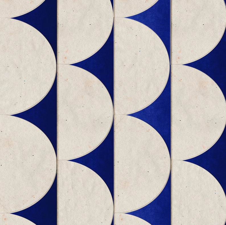Extra Large Wall Art Blue Geometric Printable Art Blue Etsy
