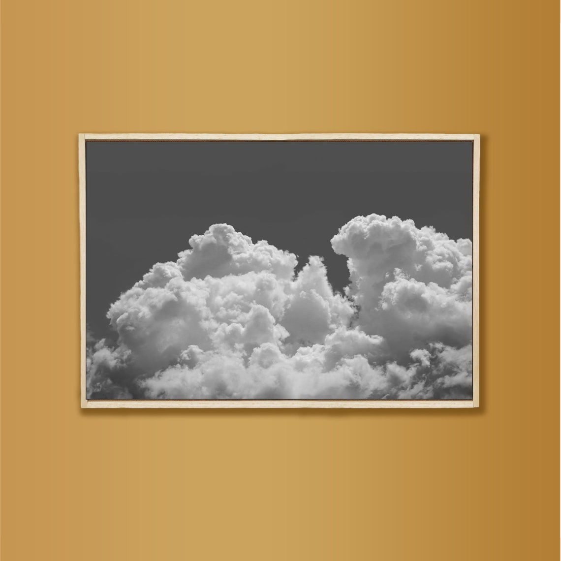 Cloud Print Cloud Wall Art Print Cloud Printable Art Print | Etsy