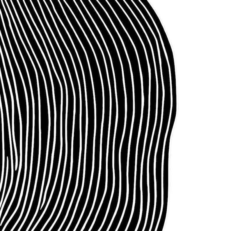 Large Abstract Printable Artwork, Modern Wall Decor Print, Black and White Wall Art,DOWNLOADABLE Print Abstract Line Art Print Poster 24x36 image 2