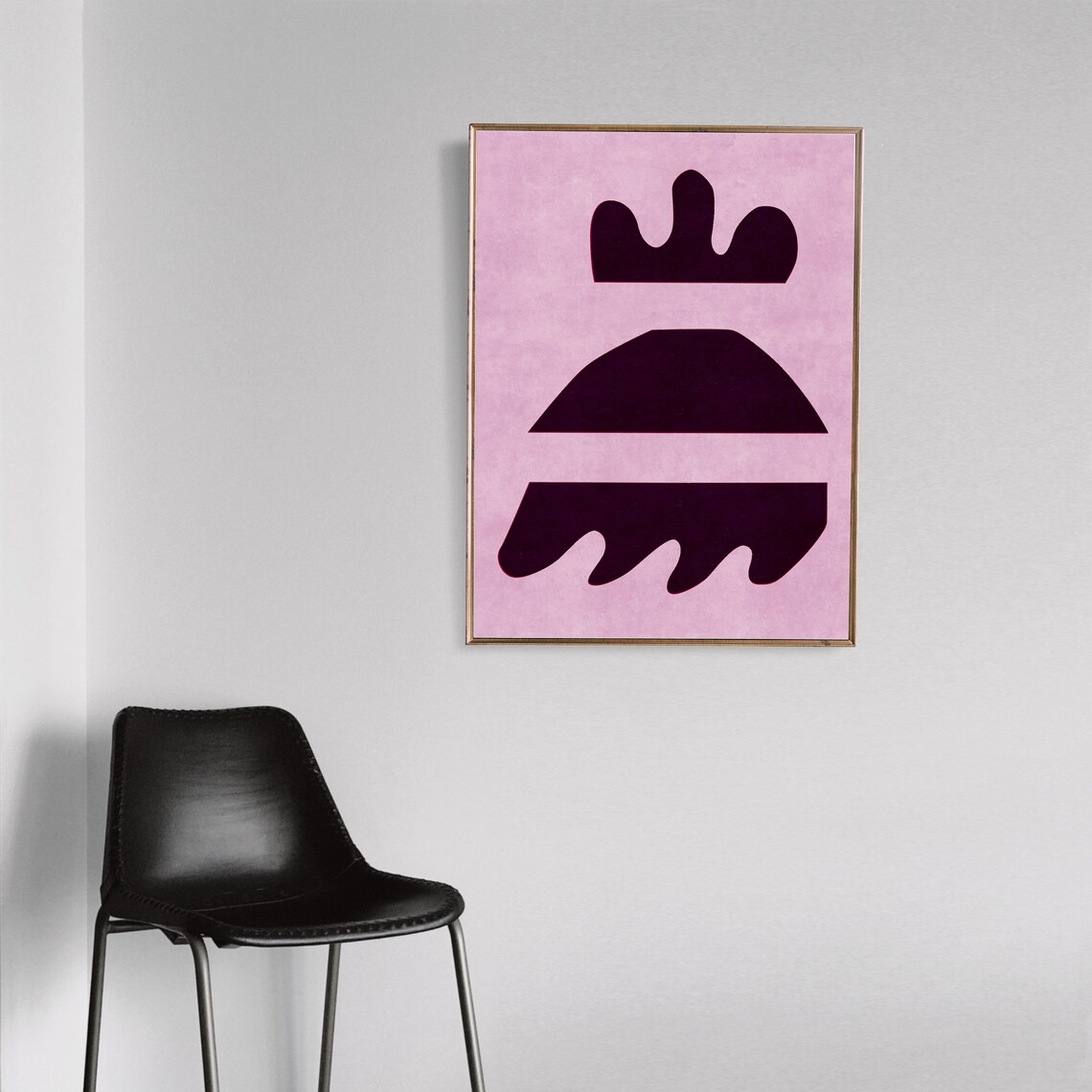 Pink Printable Art: Abstract Art Downloadable Art Print | Etsy