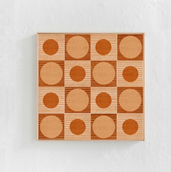 Burnt Orange Wall Decor Instant Download Art Orange Mid Etsy