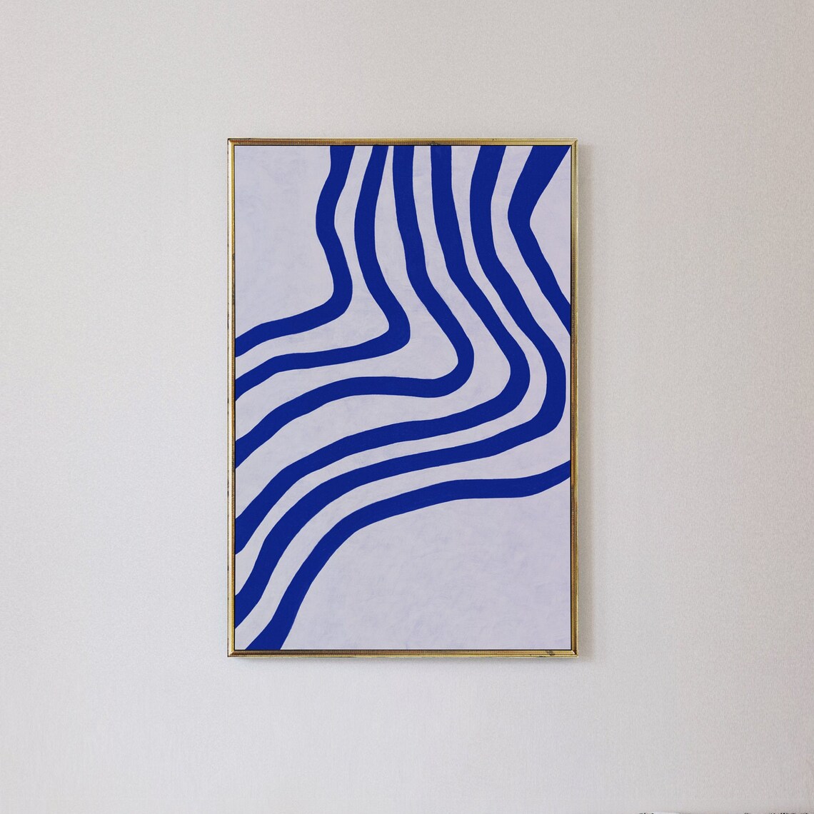 Large Wall Art Blue Abstract PRINTABLE ART Contemporary Art Etsy