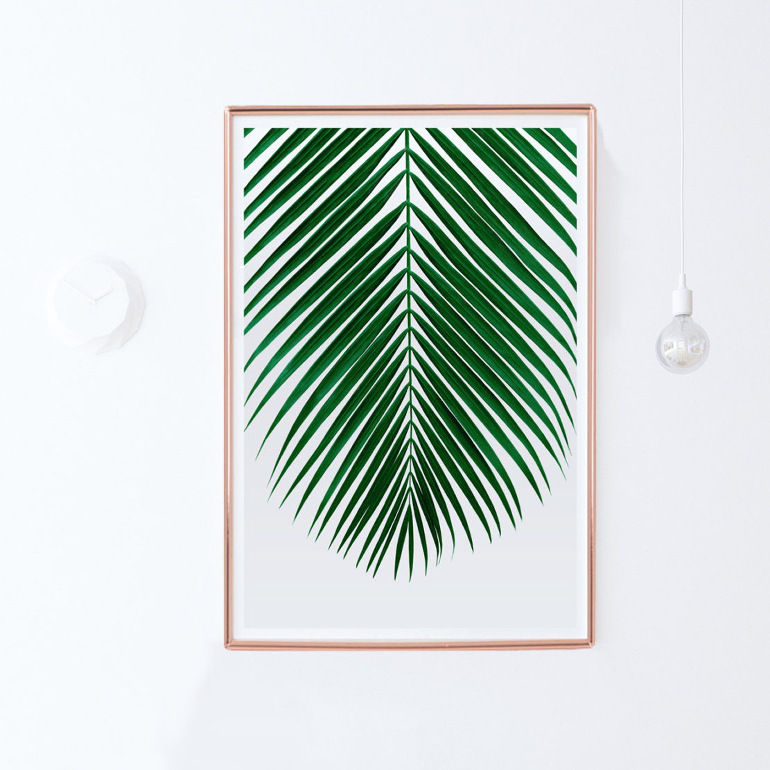 Palm Leaf PRINTABLE Art Palm Leaf Print Large Botanical | Etsy