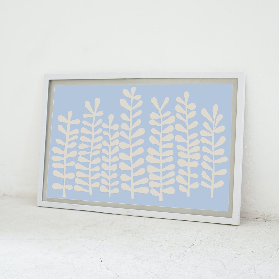 Sky Blue Wall Art Extra Large Digital Downloadable Print Wall Etsy