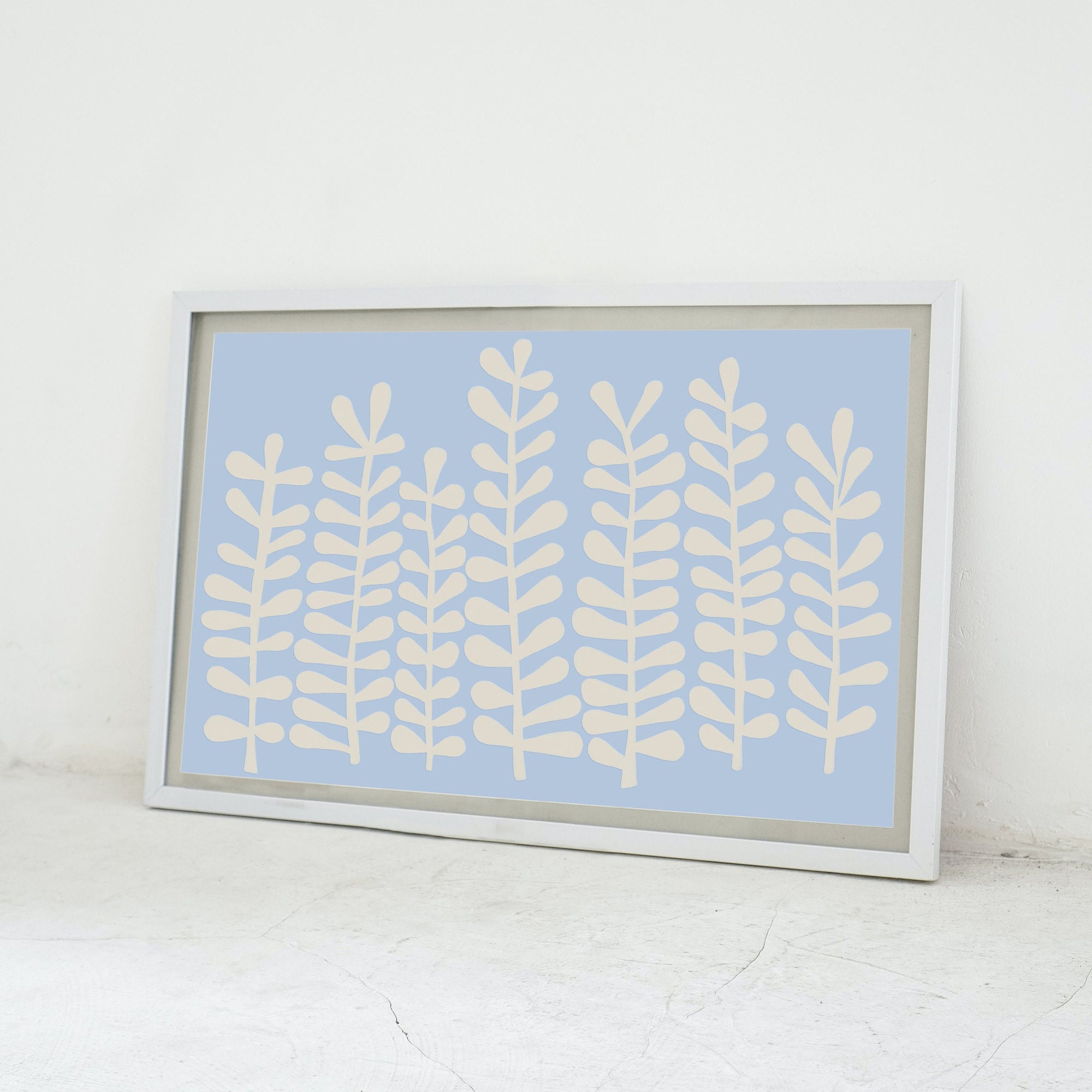 Sky Blue Wall Art Extra Large Digital Downloadable Print Wall Etsy