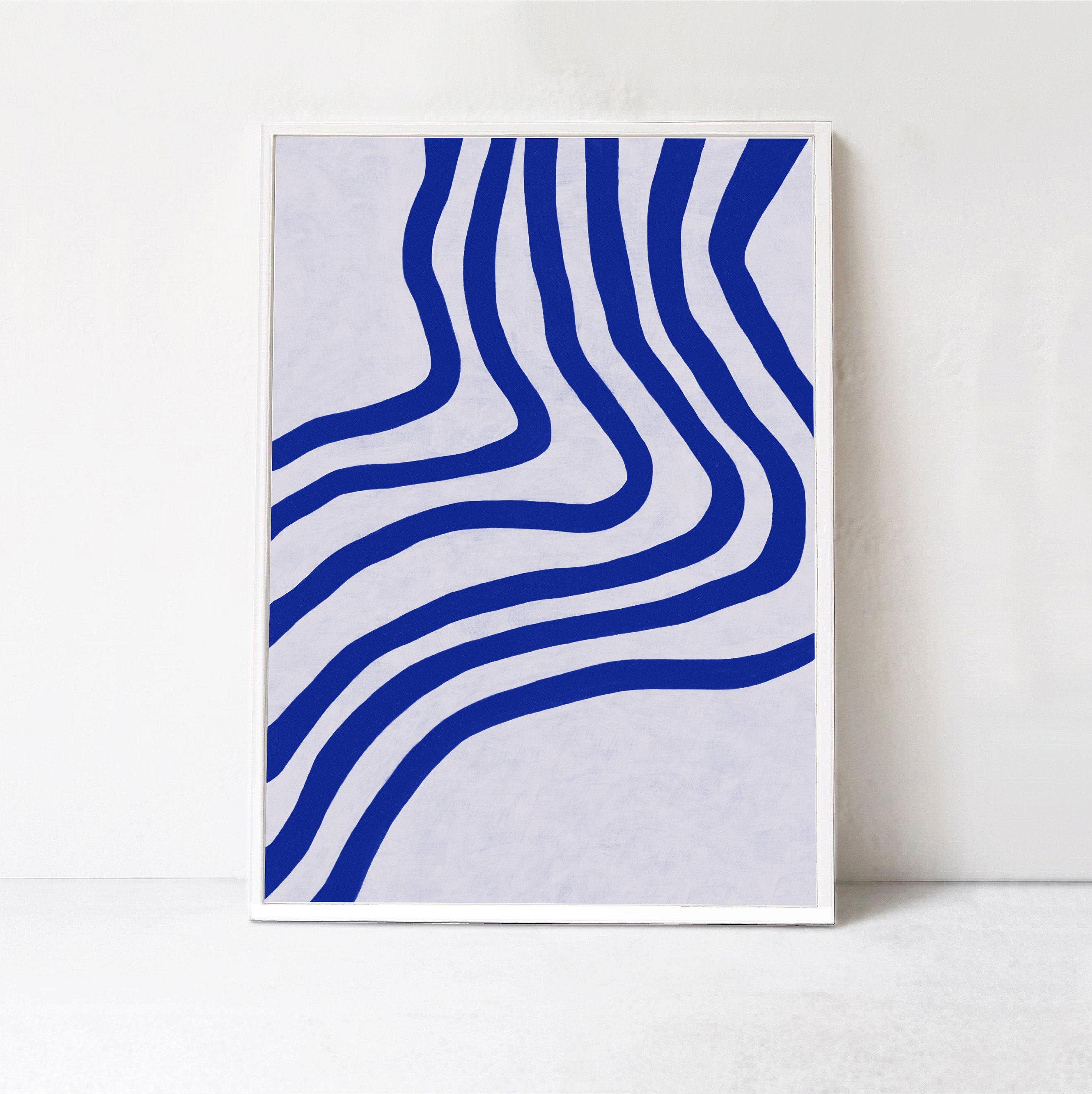 Large Wall Art Blue Abstract PRINTABLE ART Contemporary Art - Etsy
