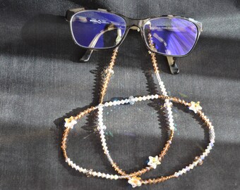 Swarovski À Ab2xEtsy Chic Lunettes Crystal Cordon Cristal kXPZTOiu