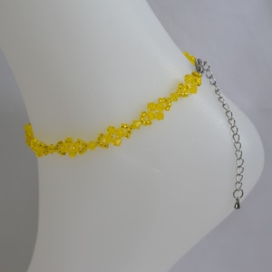 Crystal, Crystal ankle bracelet, chic, summer jewel, citrine, luxury, fashion