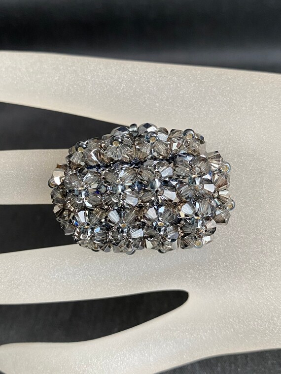 Anillo Círculo De Aguamarina Ajustable En Plata De Ley 925
