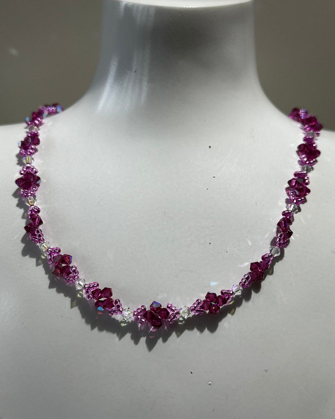 ★SENTIMENTS★ NO.519 [CRYSTAL] NECKLACE Diamante Cluster 104 - 4 Stone Pendant - John Medeiros
