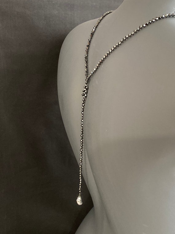 Collana Donna Girocollo Argento Ciondolo Cuore Strass Cristallo - Foto 2