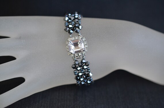 J/'ai aimé les étoiles Verre Cabochon Tibet Silver Bangle Bracelets Fashion