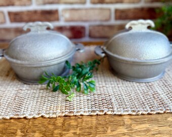Vintage 8 Quart Aluminum Oval Roaster by Tournus France | Oval