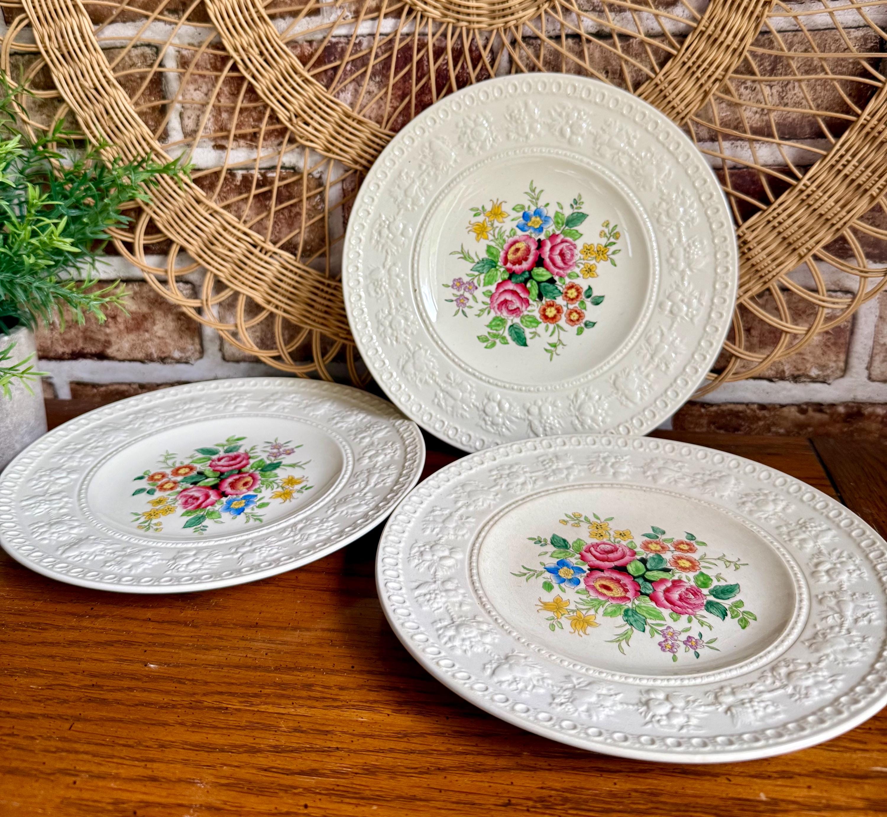 Wedgwood Vintage Floral Dinnerware - Etsy