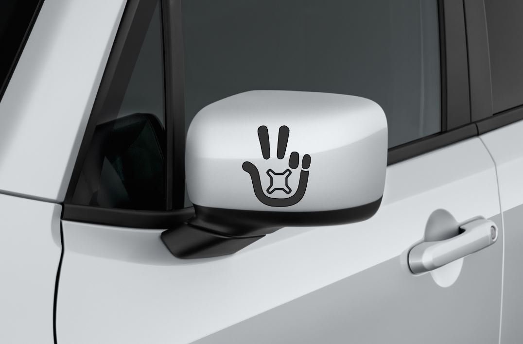 Jeep Renegade Peace Wave Decal Sticker Vinyl Accessory Etsy