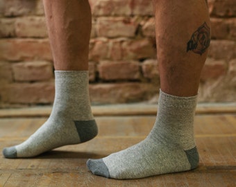 Calcetines HEMP para hombre Calcetines orgánicos de algodón de cáñamo Calcetines naturales Calcetines frescos / Calcetines veganos Calcetines de cáñamo para hombre