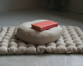 round meditation pillow