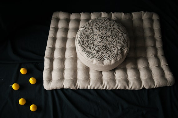 6 Colors Zafu Meditation Pillow Filled W/USA Buckwheat Hull FREE SHIPPING!!! 