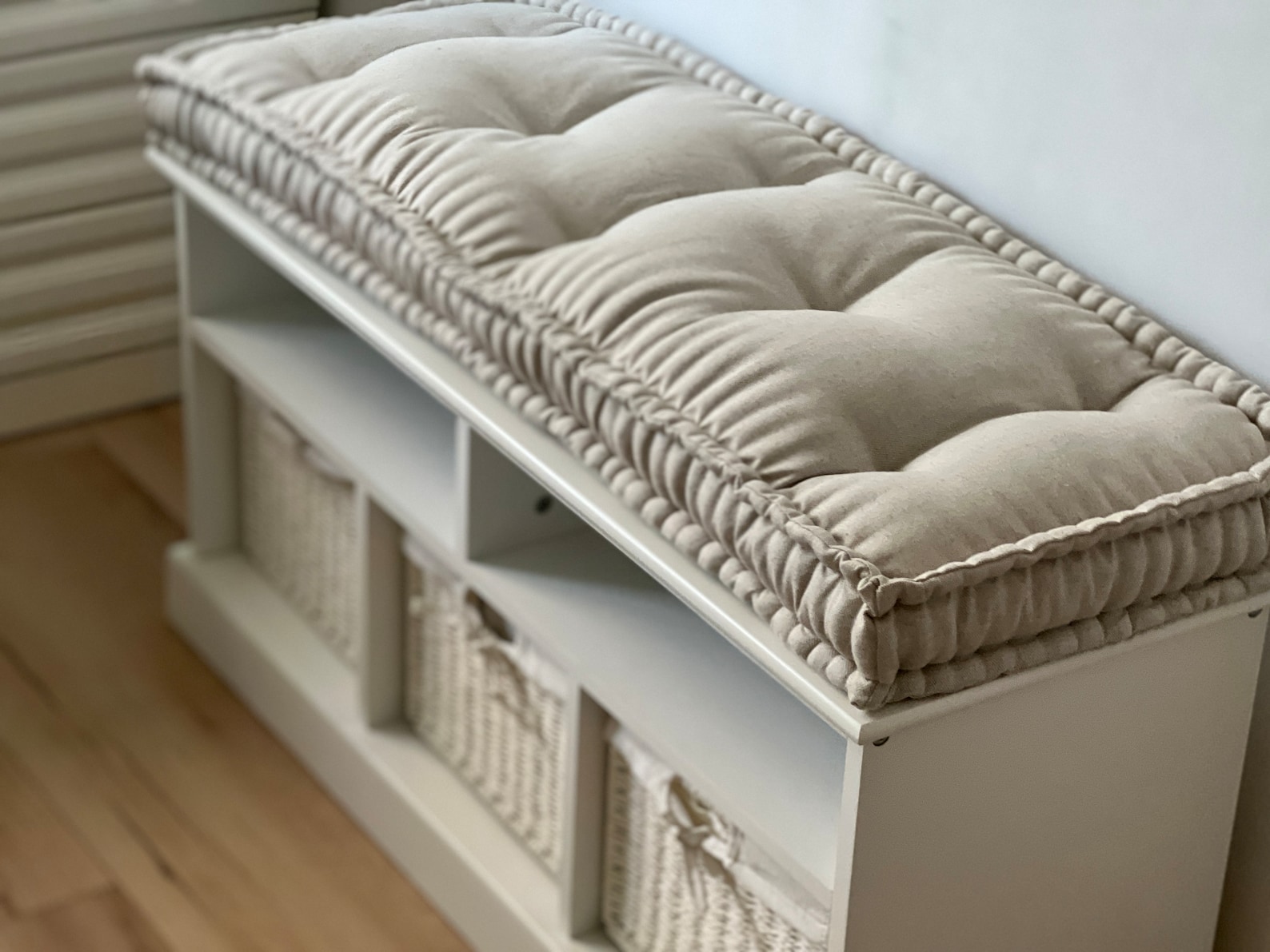 Hemp Custom Madewindow Mudroom Floor Bench Cushion Filled Organic Hemp