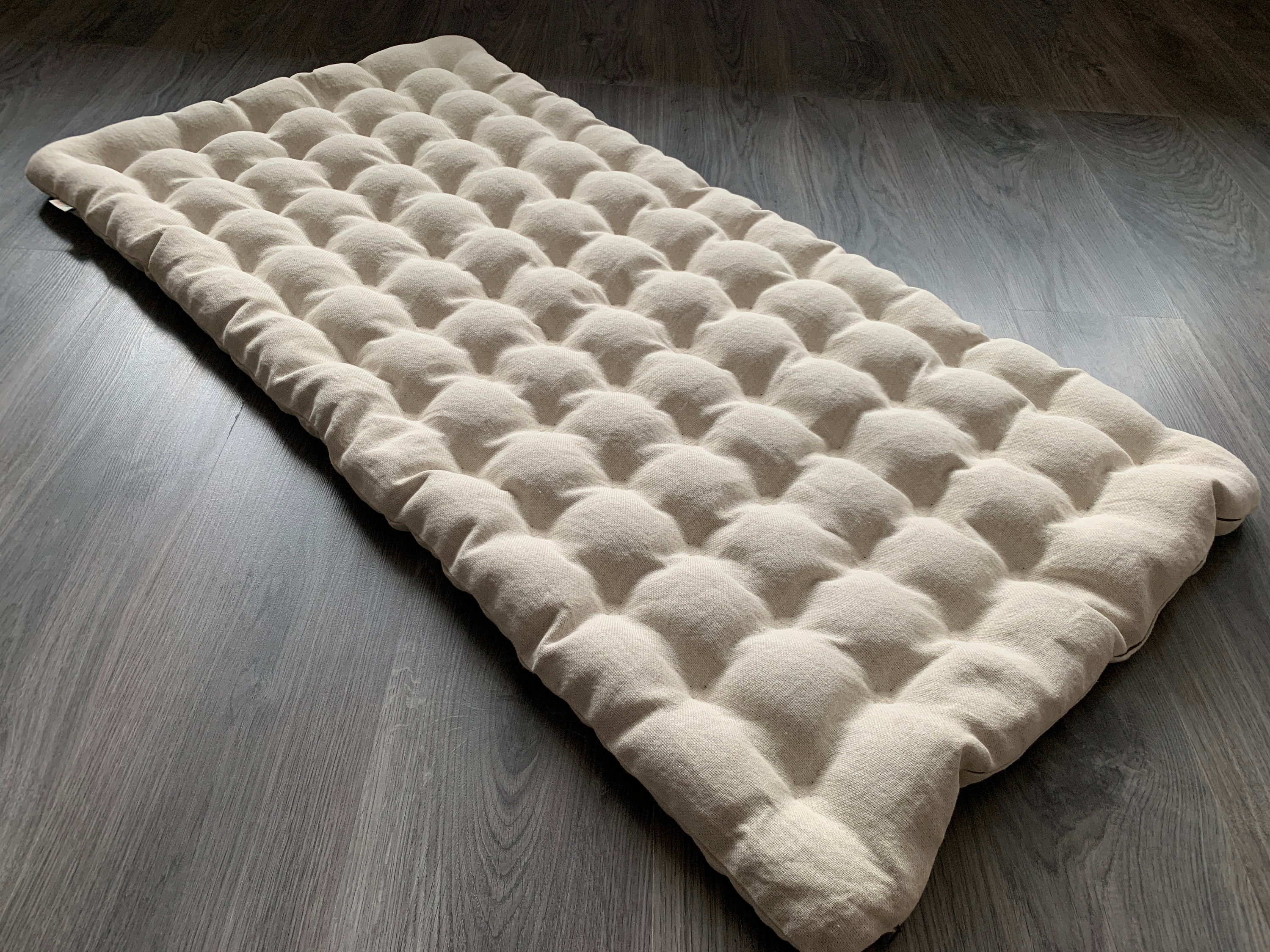 Linen Mattress With Buckwheat Hulls 60x120 Cm in a Natural Etsy