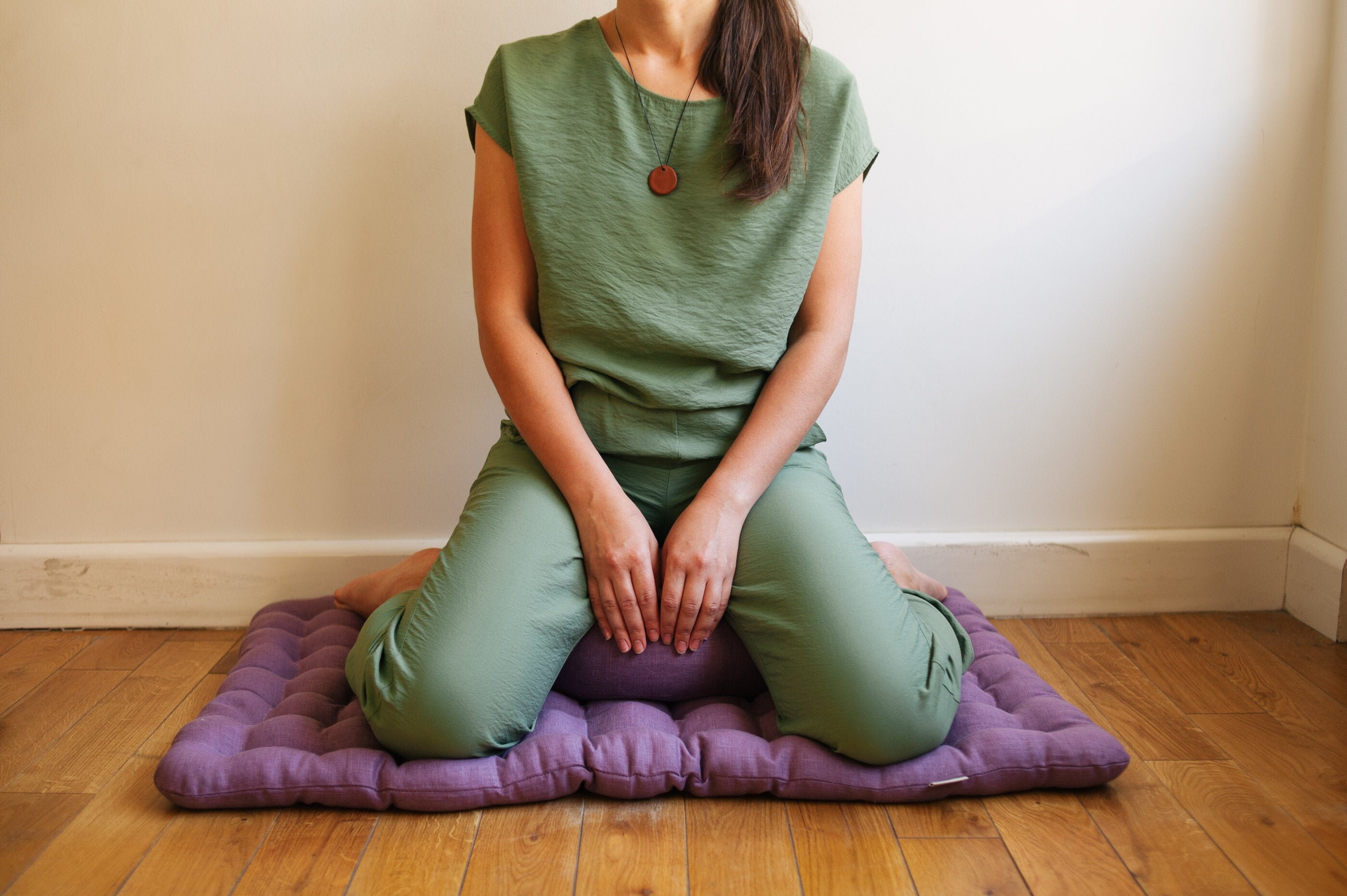 Meditation Set Zafu & Zabuton with Buckwheat hulls Meditation Etsy