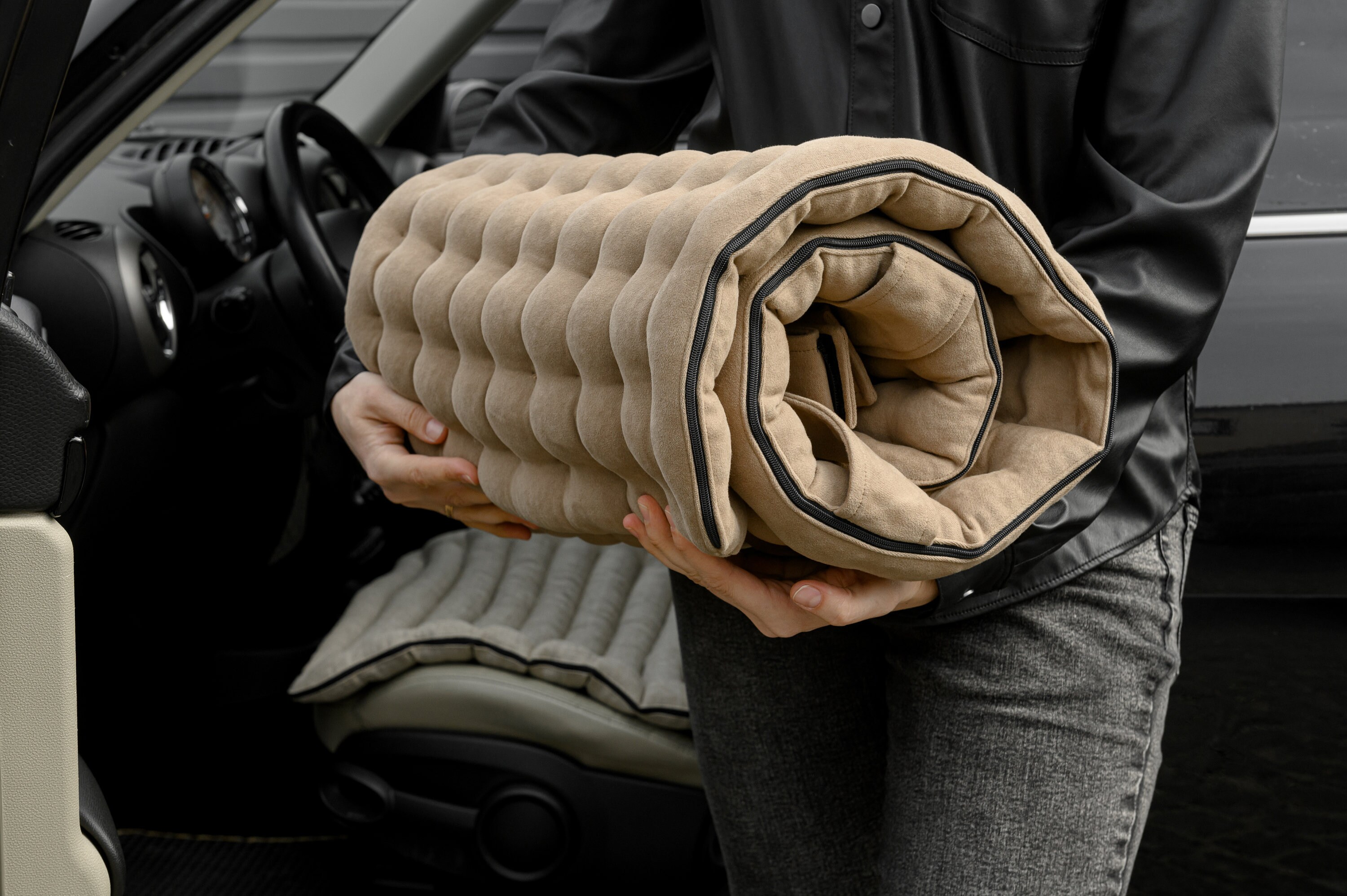 Natürliche Auto-Sitzbezug-Füllung Bio-Buchweizenschalen in hochwertiger  italienischer Baumwollstoff Massage-Sitzbezug Buchweizen Eco-Friendly-Sitz  - .de