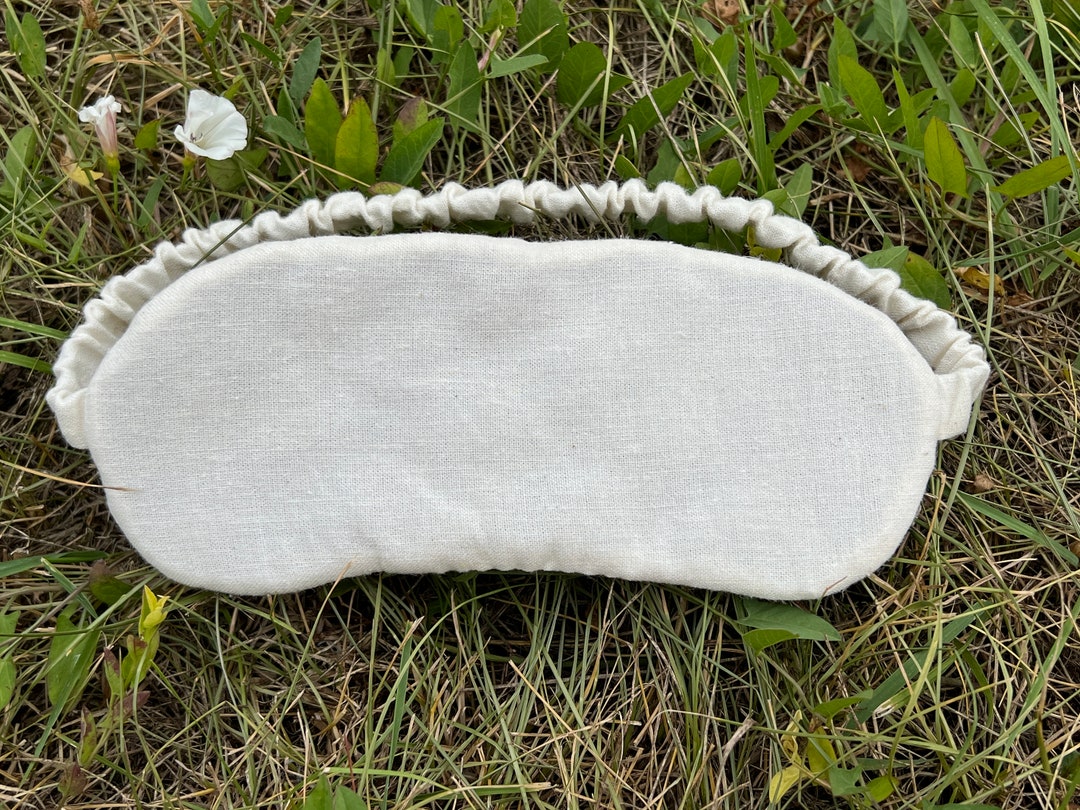 Organic Hemp Eye Mask Meditation Eye Mask Sleep Mask Natural Hemp Fiber