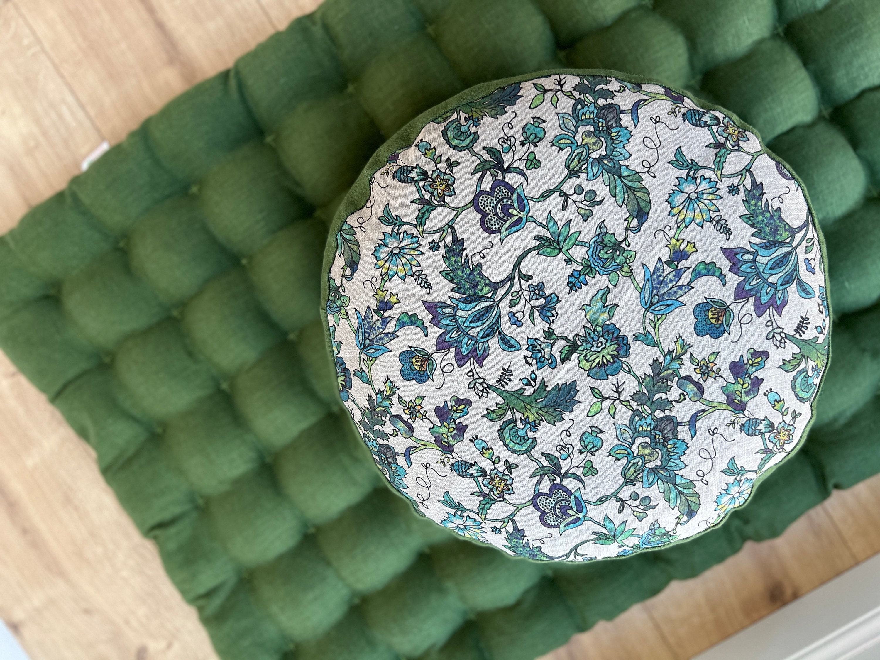 Cuscino Da Meditazione Zafu, Per Yoga, A Pieghe, Rotondo