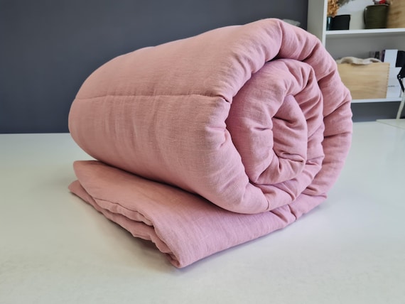 ウクライナ産ホワイトオーガニックヘンプリネン掛け布団