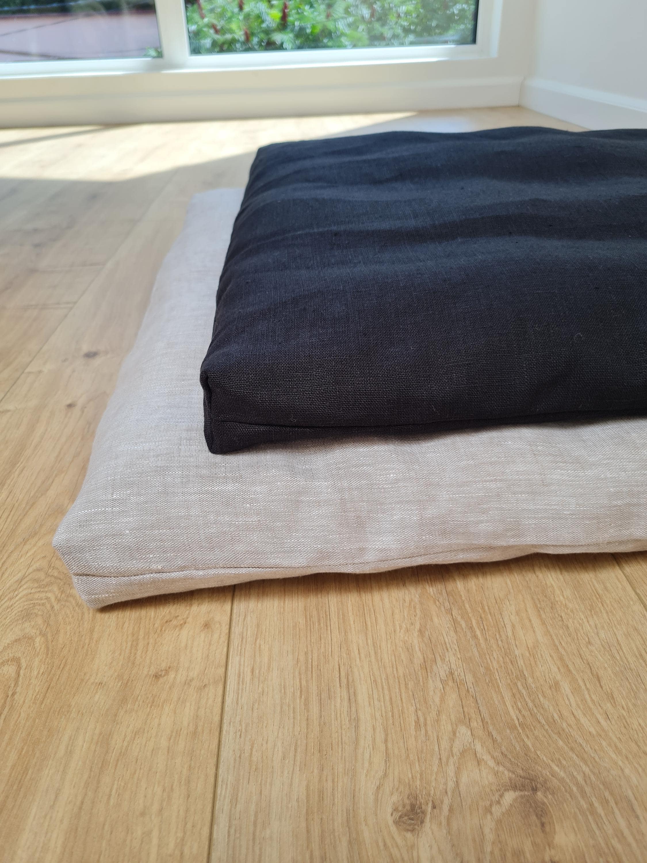 Hemp Natural Sauna Cushions Organic Sauna Mats Seating Pads Filled