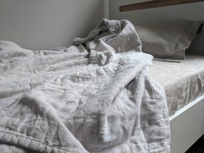 Set Of Hempflax Blanket Fitted Sheet Pillowcase Toddler Etsy