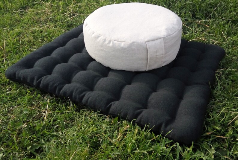 Large Floor Pillow seat Buckwheat hulls Etsy