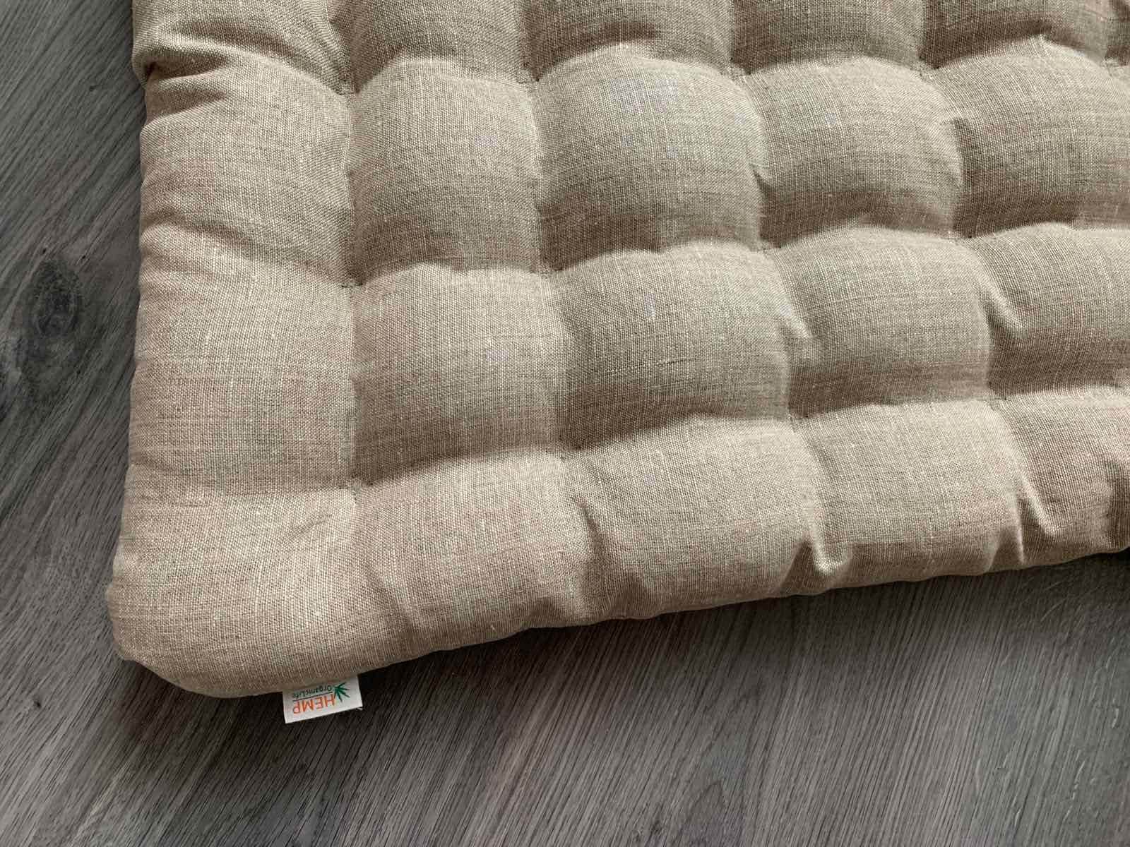 Linen Mattress With Buckwheat Hulls 60x120 Cm in a Natural Etsy