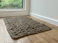 Organic Hemp bath rug, Massage Circulation bathroom mat/Hemp  square/rectangular rug product logo