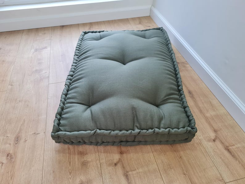 Hemp Custom Made Window Mudroom Floor Bench Cushion Filled Organic Hemp ...