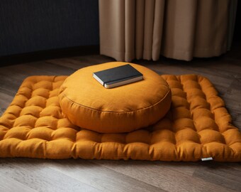 クッション・座布団 Cubtakun クッション 座布団 38x38cm 厚さ14cm レザークッション Abile