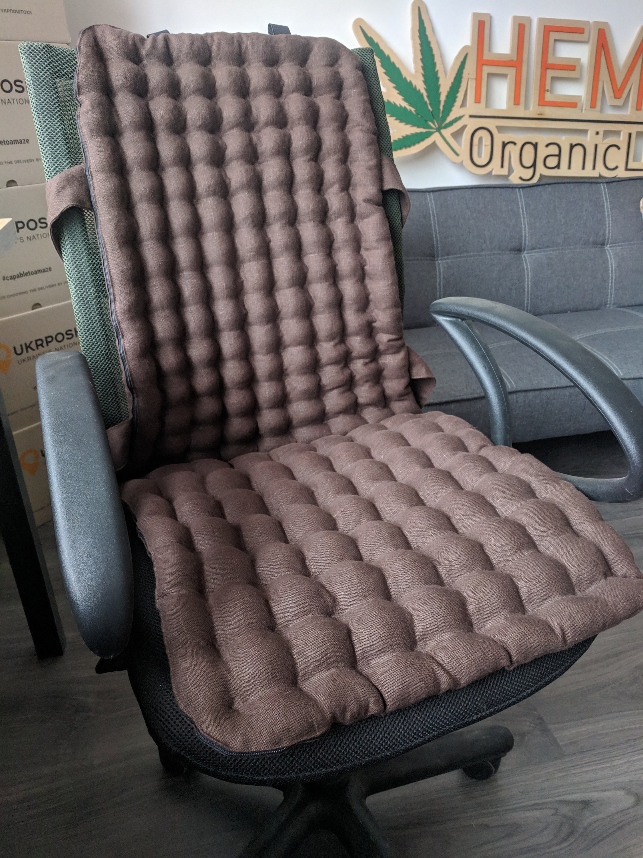 Organic Car Seat Cover Filling Buckwheat Hulls/massage Orthopedic