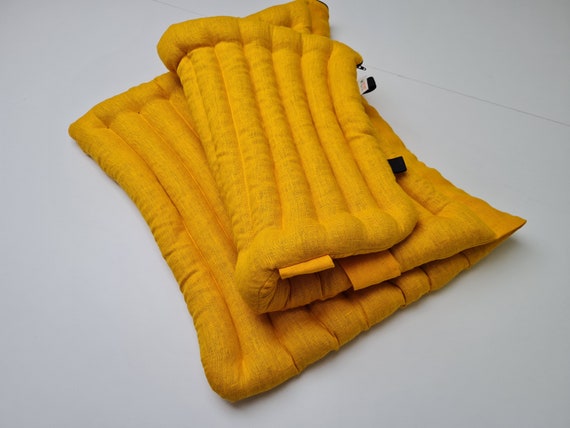 Natural Car Seat Cover filling Organic Buckwheat hulls in high quality –  HempOrganicLife