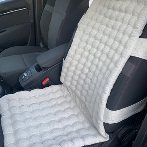 Organic Linen Car Seat Cover filling Buckwheat hulls/Massage