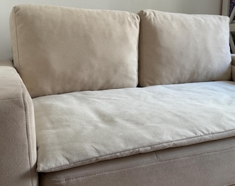 Hemp Sofa Protector Cover for Dogs Cats Machine Washable Furniture Protectors Sofa & Couch Custom made sizes Sofa Topper