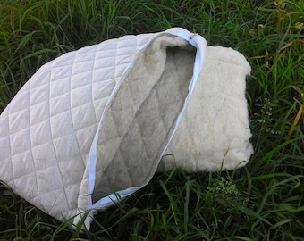 HEMP Organic Pillow filled HEMP FIBER with regulation  height/Hemp pillow/ Hypoallergenic Bed Pillow /Toddler/Eco pillow/Eco friendly