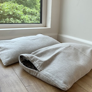 Linen Buckwheat Hulls Pillow Linen non-dyed Fabric organic high quality Buckwheat Hulls Bed Pillow Eco friendly pillow for sleep