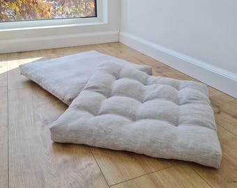 Hemp Natural Sauna Cushions Organic Sauna Mats Seating Pads Filled