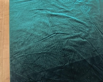 Oferta especial para S.: una funda de 20" x 3" y una funda de 16" x 24" x 3" en tela de terciopelo de algodón verde oscuro.